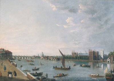 从Horseferry看兰贝斯宫》，约1750年 作者 不明