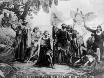 15世纪的1920年代，美国哥伦布登陆 作者 不明
