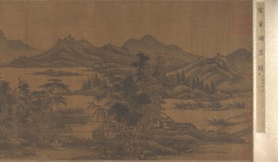 景观，17世纪。 作者 不明