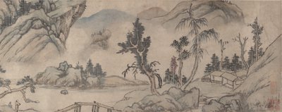 景观，20世纪初，假日期为1577年。 作者 不明