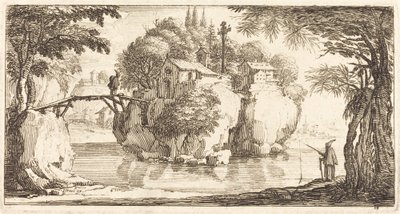 景观，在1635年或之后。 作者 不明