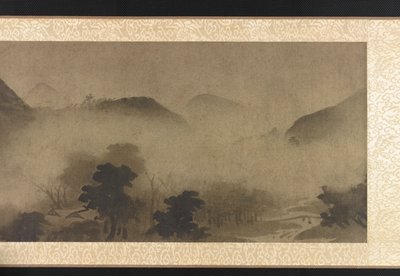 景观：雾中之山，1279-1368。 作者 不明