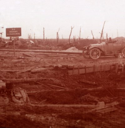 比利时法兰德斯Langemarck站，c1914-c1918 作者 不明