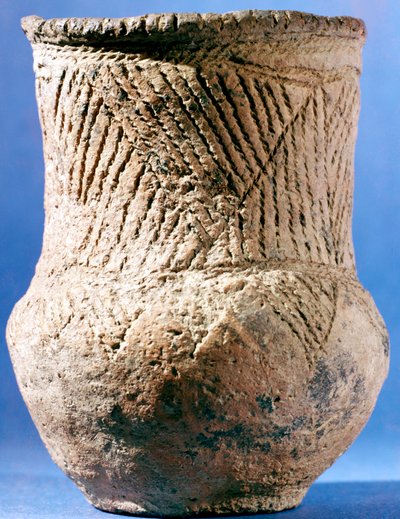 新石器时代晚期青铜时代的陶瓷烧杯，欧洲，约公元前4000年 作者 不明