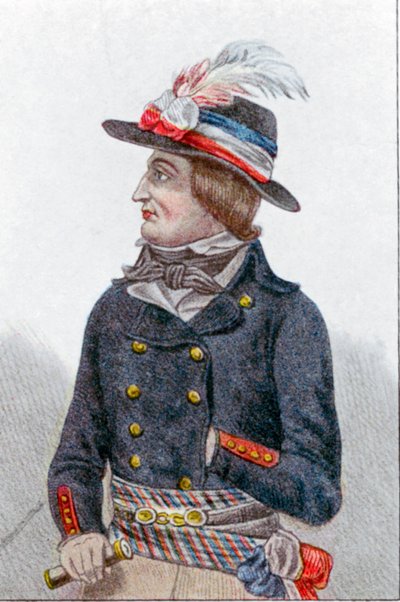 Lazare Nicolas Marguerite Carnot，法国革命者 作者 不明