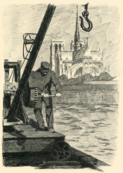Le Chevet de Notre-Dame，Le Matin，1903年。 作者 不明