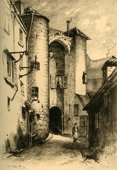 1903年，位于Laon Aisne的Passage DesChénizelles。 作者 不明