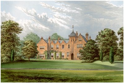 Lea，林肯郡，Baronet Anderson的住所，c1880 作者 不明