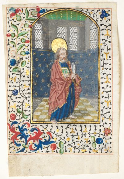 《时报》的叶子：圣巴塞洛缪c。 1440-1460。 作者 不明