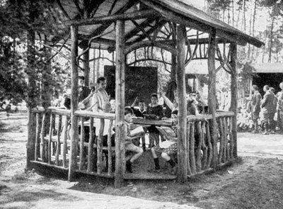 1922年在德国柏林的夏洛滕堡森林中学习 作者 不明