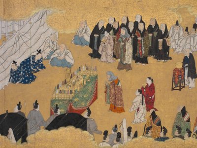 野生姜葵的叶子，出自《幻影源氏卷》......，17世纪中期。 作者 不明