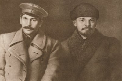 列宁和斯大林，1919年1月3日。 作者 不明