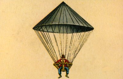 Lenormands降落伞，1783年，1932年。 作者 不明