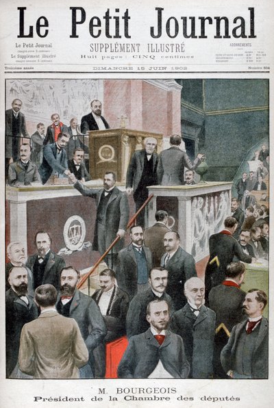 众议院议长莱昂·布尔乔亚（Leon Bourgeois），1902年 作者 不明