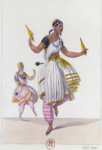 The Bayaderes，1838年 作者 不明