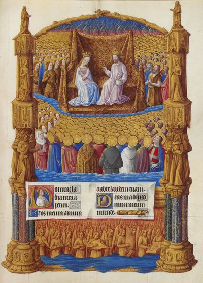 Les Très Riches Heures du Duc de Berry, Folio 126r - Paradise 作者 不明