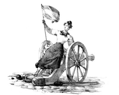自由，1830年7月27日至29日，巴黎革命 作者 不明