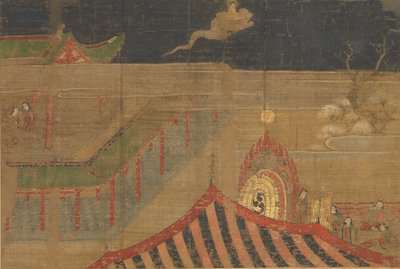 佛祖的生活：放弃宫廷生活，15世纪初。 作者 不明