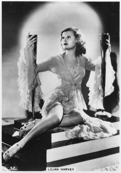 莉莲·哈维（Lilian Harvey），英国出生的德国电影女演员，c1938年 作者 不明