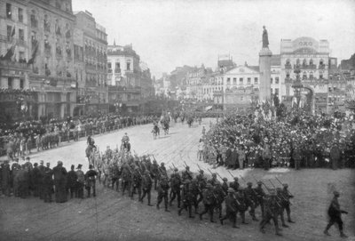 里尔于1918年10月17日被法国第5军解放 作者 不明