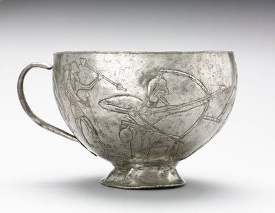 狮子狩猎杯，公元前1100-1000年。 作者 不明