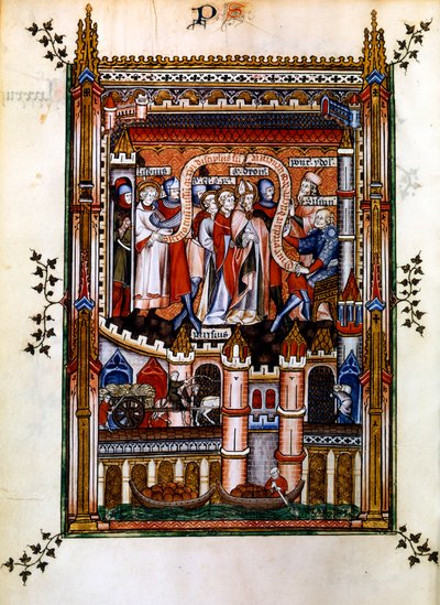 利比乌斯宣布自己为基督的门徒，1317年 作者 不明