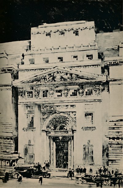 劳埃德新大楼：Leadenhall街入口，1928年 作者 不明