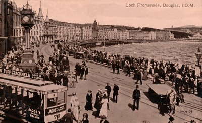 马恩岛道格拉斯湖长廊，约1920年 作者 不明