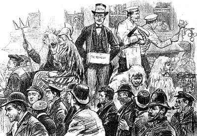 1889年9月，伦敦码头工人罢工 作者 不明