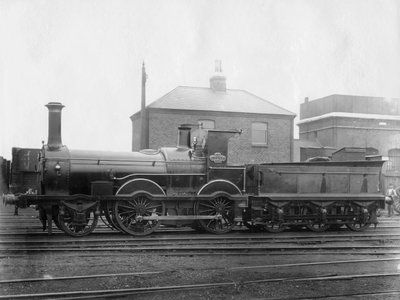 伦敦西南铁路LSWR机车148号，科恩（Colne）招标，c1880 作者 不明