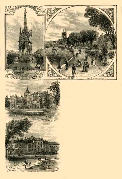 伦敦。西部郊区，c1876年。 作者 不明
