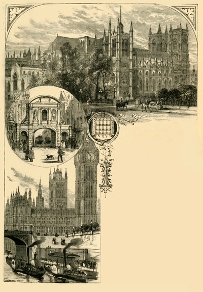 伦敦。威斯敏斯特和西郊，1881年。 作者 不明