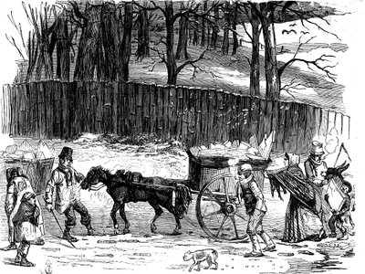 伦敦冰车，1850年 作者 不明