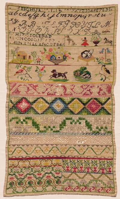 长采样器，1845年。 作者 不明