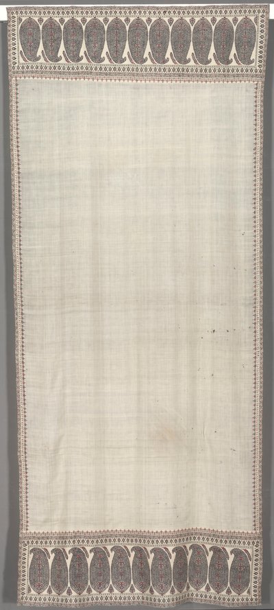 长披肩c。 1812。 作者 不明
