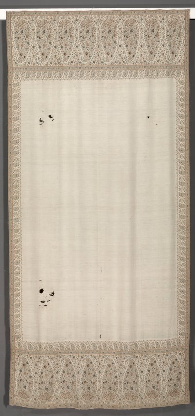 长披肩c。 1815年。 作者 不明