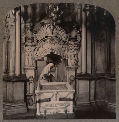 从天使教堂望向耶路撒冷圣墓，摄于1900年 作者 Unbekannt