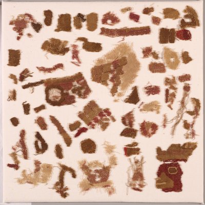松散的纺织品碎片c。 50-650。 作者 不明