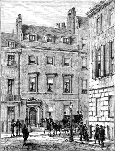 比肯斯菲尔德勋爵的房子，地址：19 Curzon Street，梅菲，伦敦，1900年 作者 不明