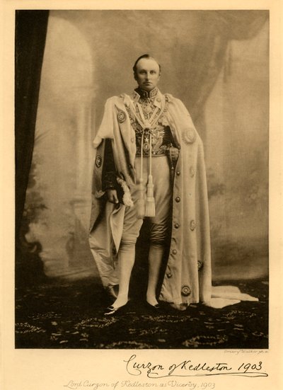 Kedleston的寇松勋爵（Lord Curzon）担任总督，1903年，1925年。 作者 不明