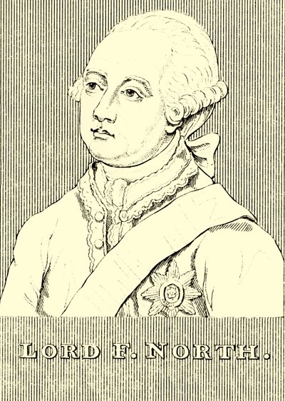 北勋爵（Lord F. North，1732-1792，1830）。 作者 不明