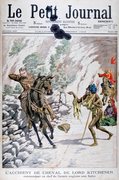 1903年印度基奇纳勋爵马车事故 作者 不明