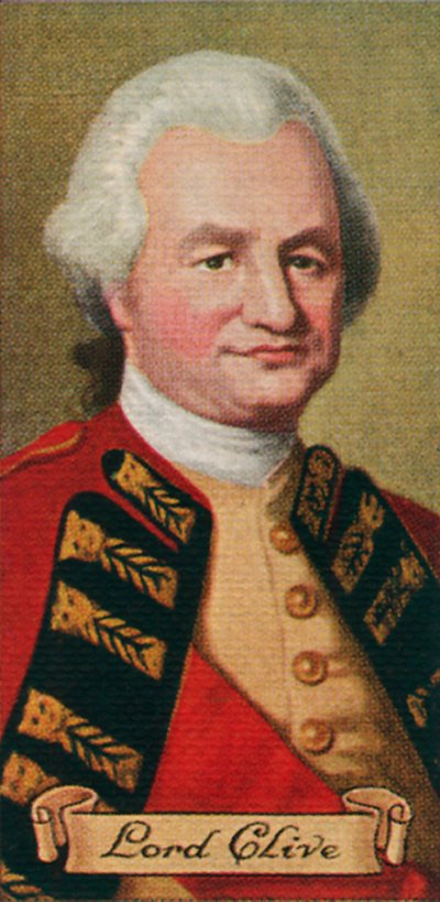 罗伯特·克莱夫勋爵（Lord Robert Clive），摘自一系列香烟卡，1935年 作者 不明