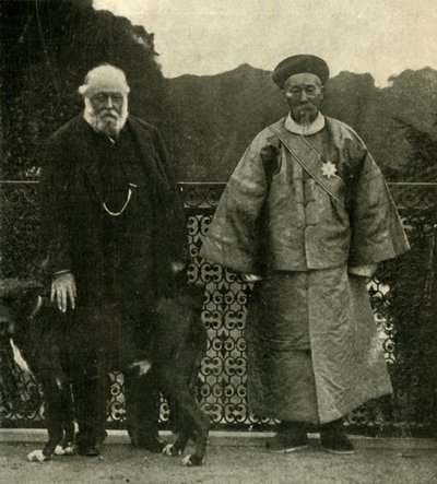 索尔兹伯里勋爵和李鸿章，1901年。 作者 不明