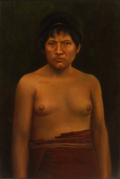 洛伦佐女孩，约1890-1892。 作者 不明