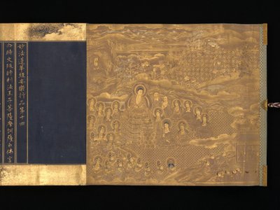 莲花经，第12和14章，ca。 1667年。 作者 不明