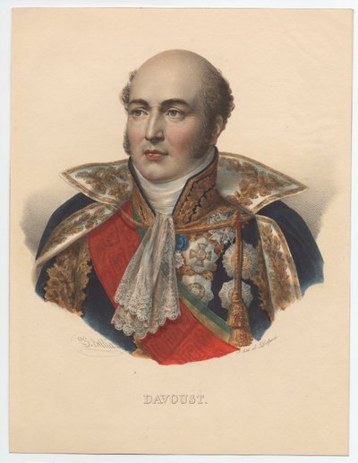 路易斯·尼古拉斯·达沃（Louis-Nicolas Davout）1770-1823，法国元帅，1835年 作者 不明