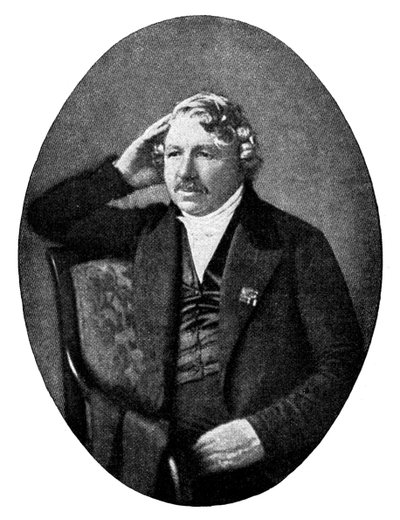 Louis Daguerre 1787-1851，法国摄影师，1900年 作者 不明