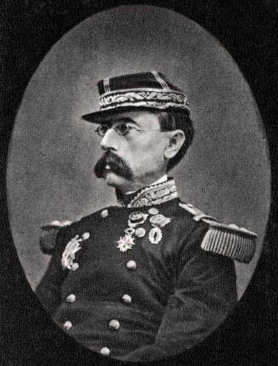 法国士兵和将军路易斯·费德黑比（Louis Faidherbe），1870年 作者 不明