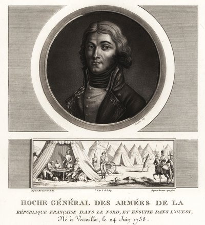 法国共和军革命将军路易斯·拉扎尔·霍什 (Louis Lazare Hoche) 于 1797 年在韦茨拉尔去世 作者 不明